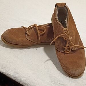 UGG Men's Brown Suede Chukka Boots